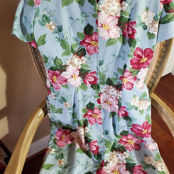 S. F. Floral Designed Sheath Dress - Picture 3 of 4